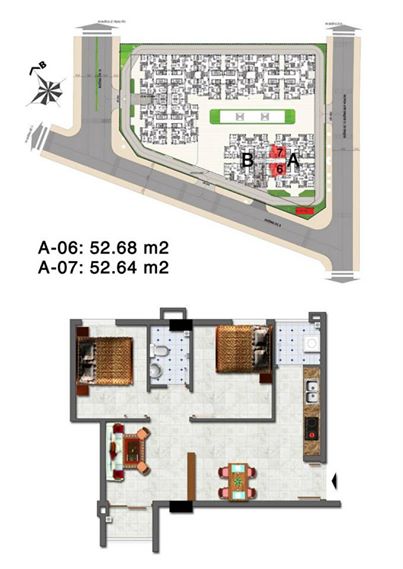 Căn hộ Sơn Kỳ 1 Tân Phú 53 m2